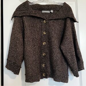 Liz Claiborne Brown Cardigan Sweater